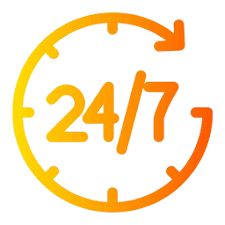 24/7 service